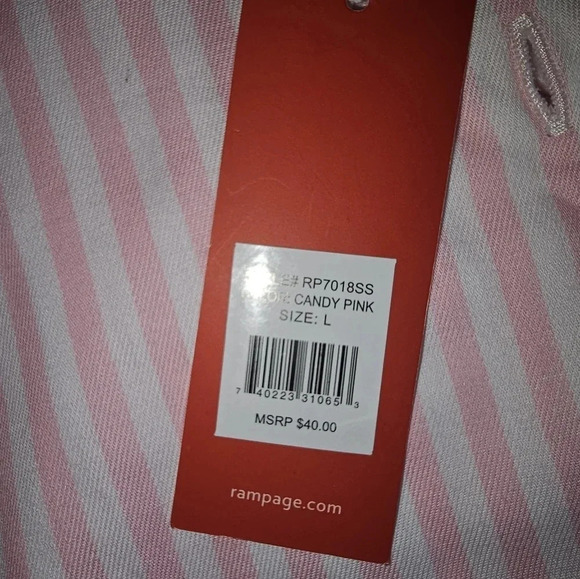 Pink Striped 2 piece Lounge Set - Picture 4 of 6